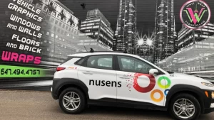 Vinyl Wrap Toronto - Hyundai Kona 2019 Avery Dennison White Car Decals Nusens