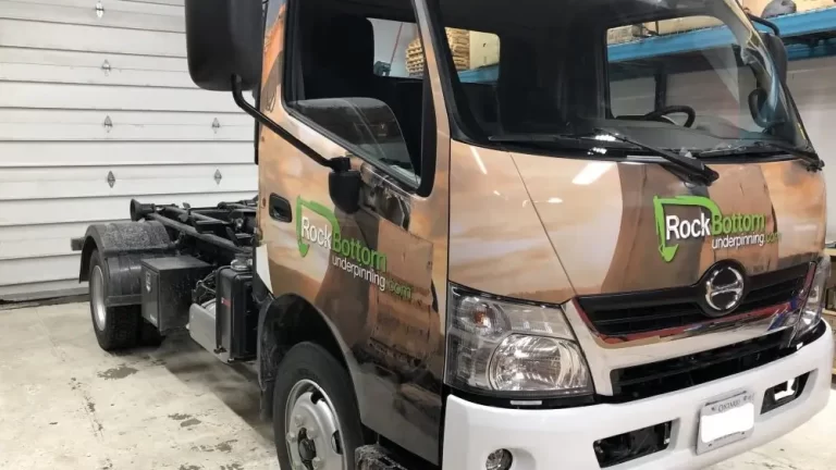 Vinyl Wrap Toronto - Vehicle Wrap In Toronto - Print Shop - Rock Bottom Front - Full Truck Wrap