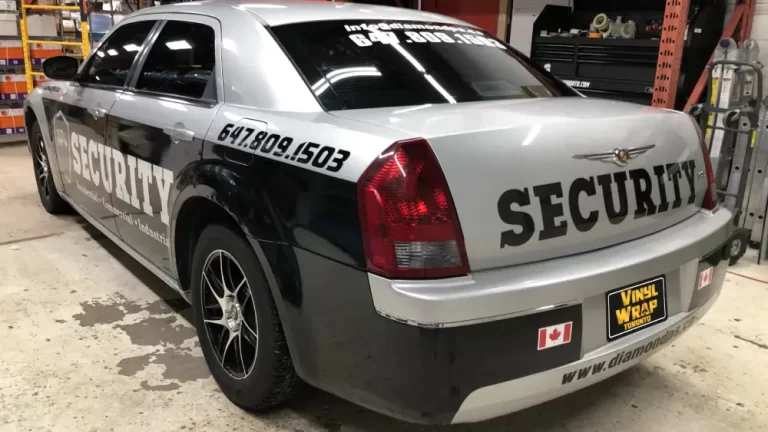 Vinyl Wrap Toronto Chrysler 300 2016 Avery Dennison Silver Car Decal DPS
