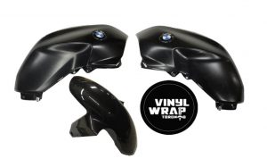 Vinyl Wrap Toronto BMW Bike R1200 Satin Black - Vinyl Wrap - Avery and 3M Vinyl - Vehicle Wrap Cost
