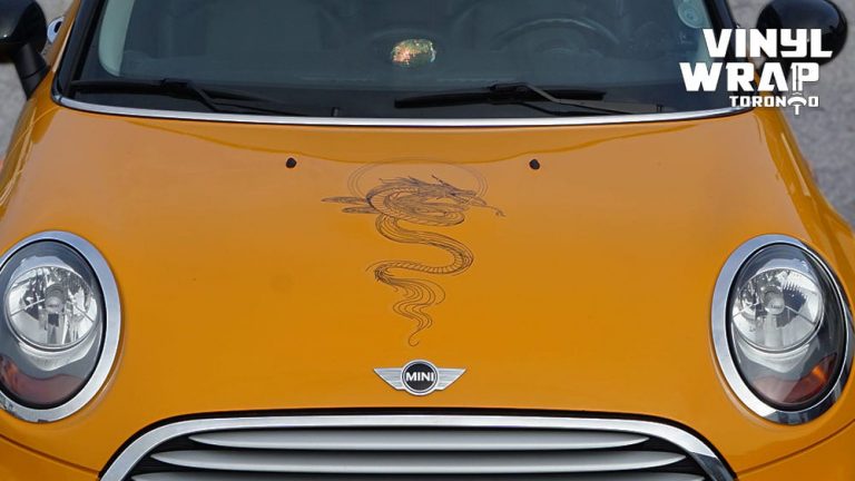 Mini Cooper Hardtop Decals - VinylWrapToronto.com - Vehicle Decals - Car Decals - Vinyl Wrap Toronto - Dragon - Vinyl Decals near me