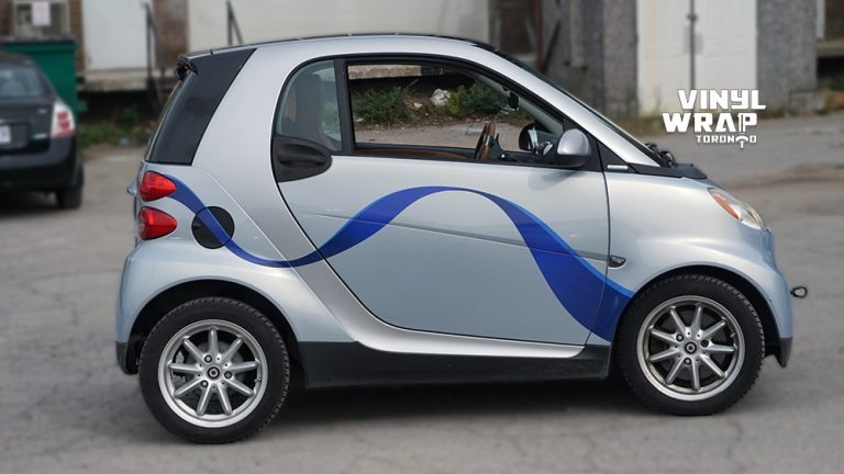Smart Car ForTwo - 2008 - Vehicle Decals - Personal - After - Side - Custom car decals - Avery and 3M Vinyl
