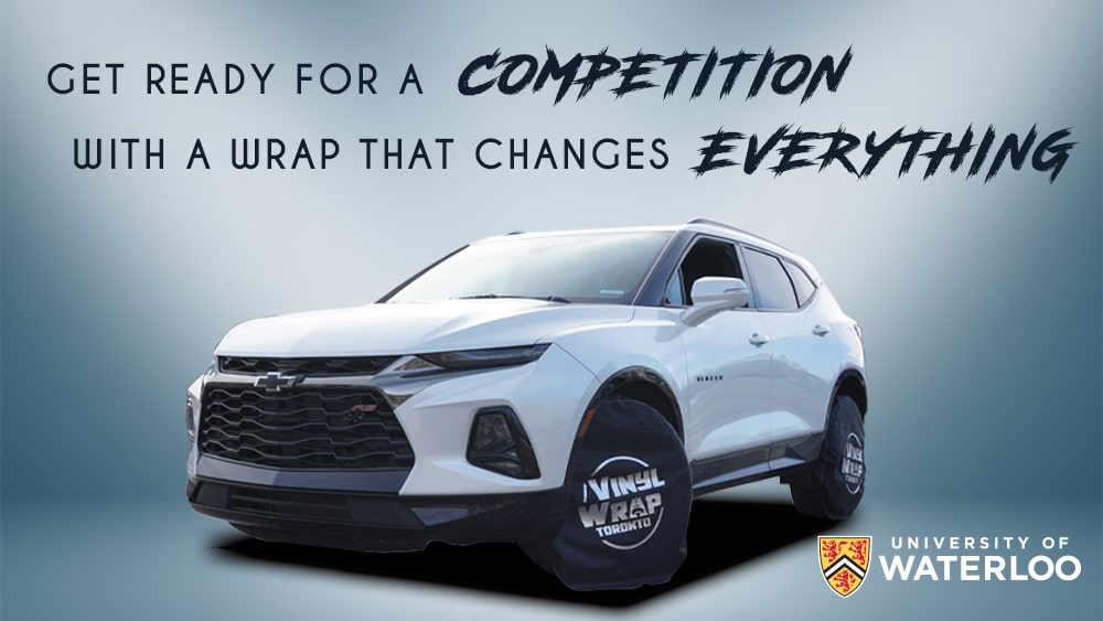 Chevy Blazer 2019 - Full Vehicle Wrap - Colour Change - University of Waterloo - VinylWrapToronto.com - Vinyl Wrap Toronto - After - Cover - Avery & 3M Vinyl Wrap
