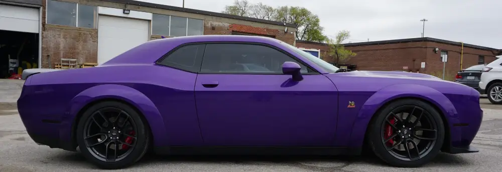 Dodge Challenger – Colour Change Wrap and Benefits 1 Dodge Challenger – Colour Change Wrap and Top 5 Benefits - Vinyl Wrap Toronto - Before & After