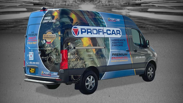 Partial Wrap - Mercedes Benz Sprinter High Roof - Avery Dennison - Canada Profi Lubricants Inc