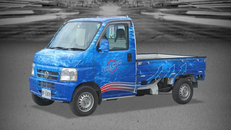 Full Wrap - mini Japanese pickup truck - Cool Check