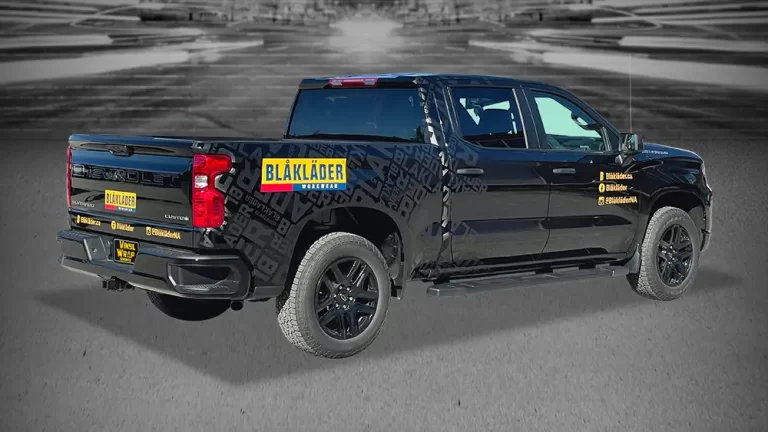 Lettering & Decals - Chevy Silverado - 3M & Avery Dennison - Blaklader