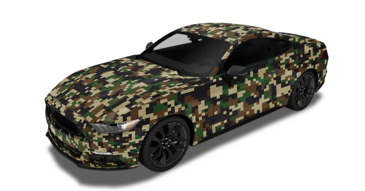 The Art of Camo Car Wraps: Enhancing Your Vehicle's Appearance and Protection 3 3M Camo Car Wrap Concept