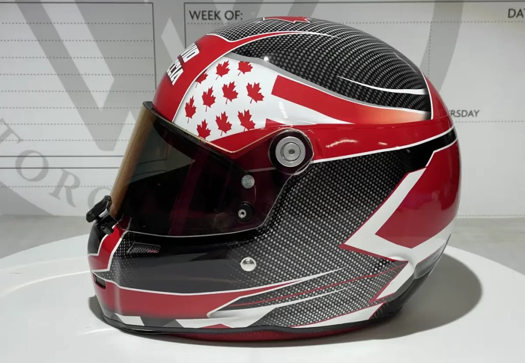 Custom Helmet Wrap for Savio By Vinyl Wrap Toronto - After - Side View