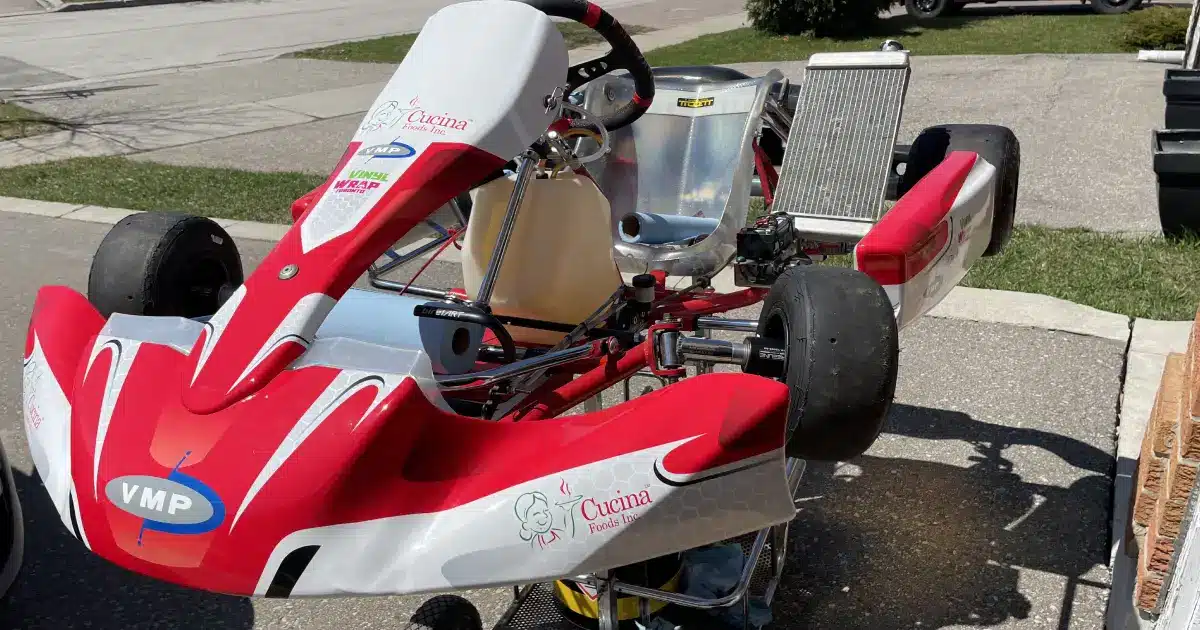 Go-Cart Wrap for Cristian Zani - VInyl Wrap Toronto - Custom Wraps for Go-Carts - After Go-Cart Wrap for Cristian Zani - VInyl Wrap Toronto - Custom Wraps for Go-Carts - After