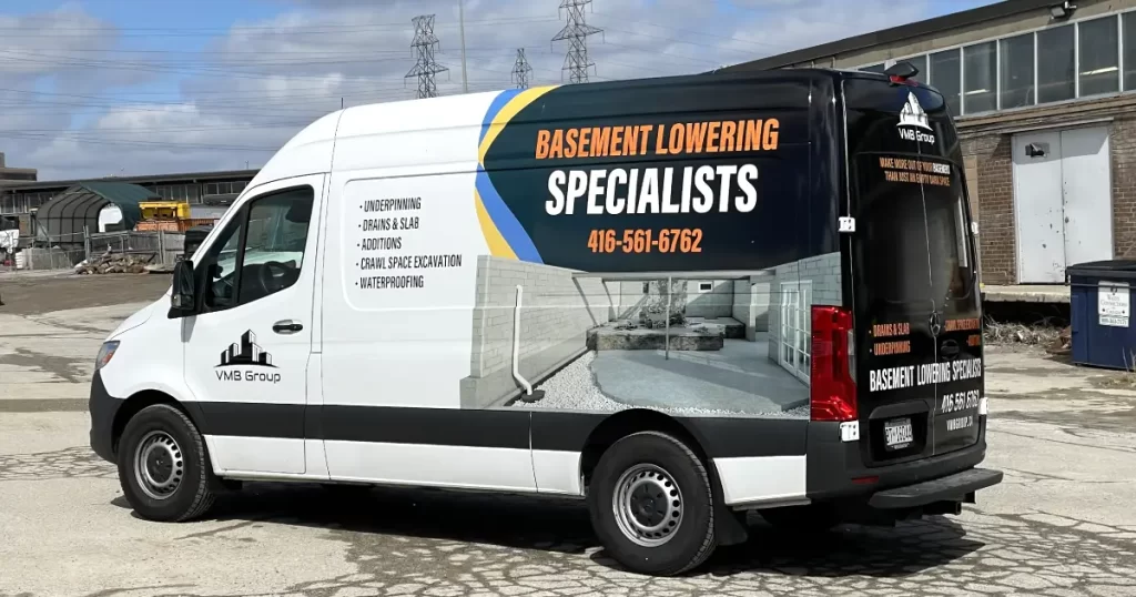 Mercedes Sprinter Partial Wrap - After - Side Angle View