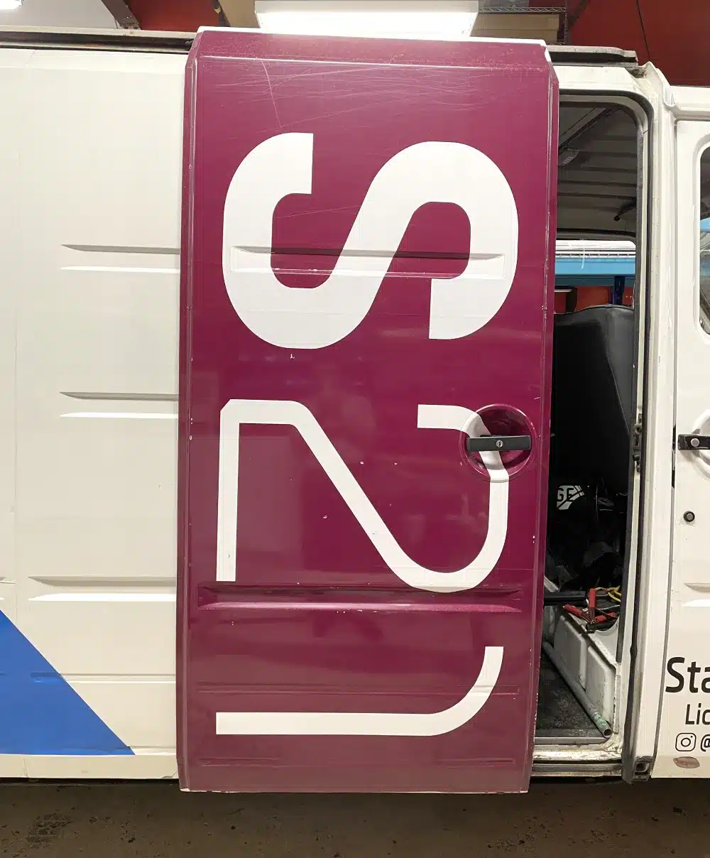 Stage 21's Renault Van Door Wrap - Before
