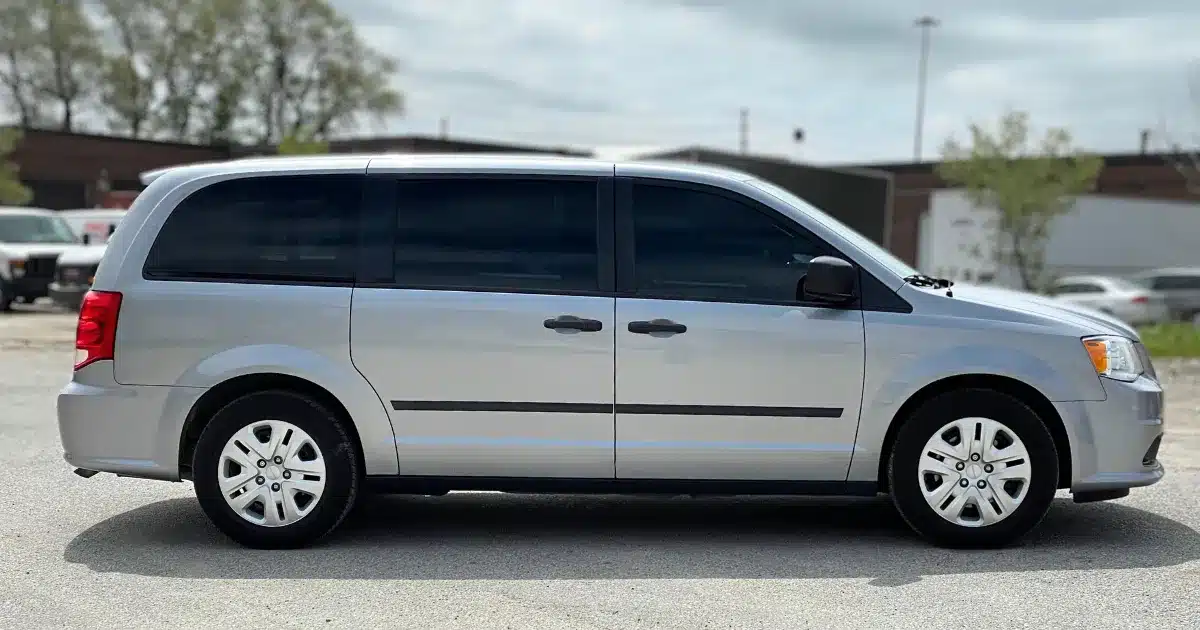 Dodge Caravan Commercial Vehicle Wrap for Paint Pro - Before