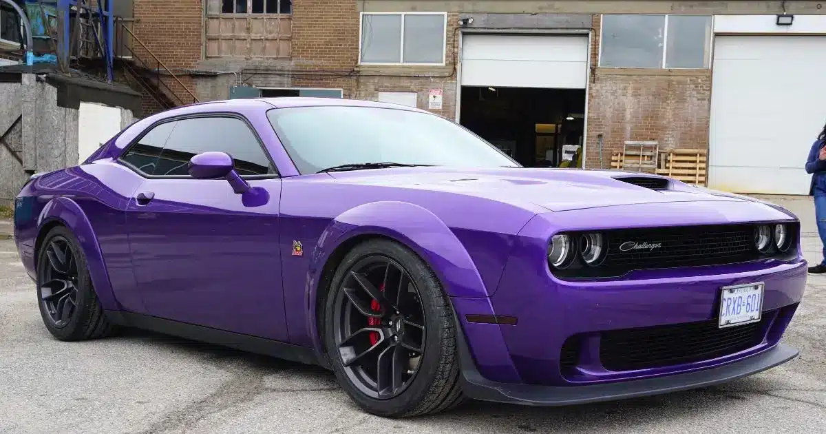 Dodge Challenger Full Car Wrap - Before