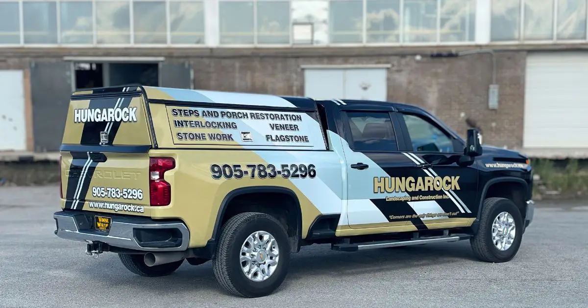 Hungarock Chevy Silverado Full VInyl Wrap - After - Side Angle