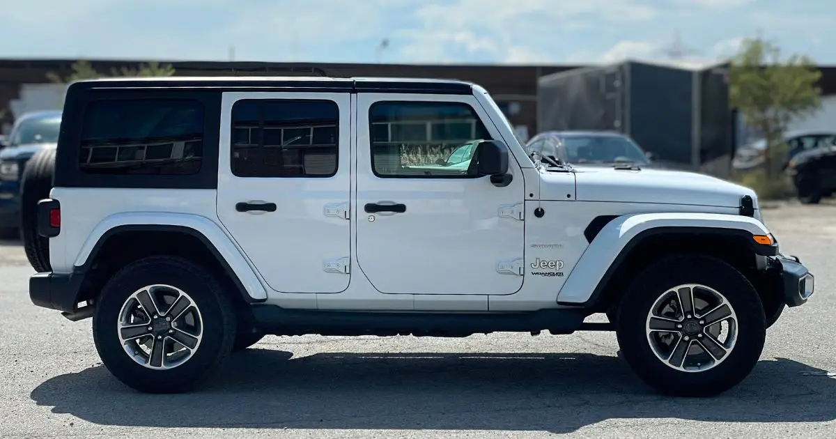 Jeep Wrangler Full Vinyl Wrap Colour Change - Before