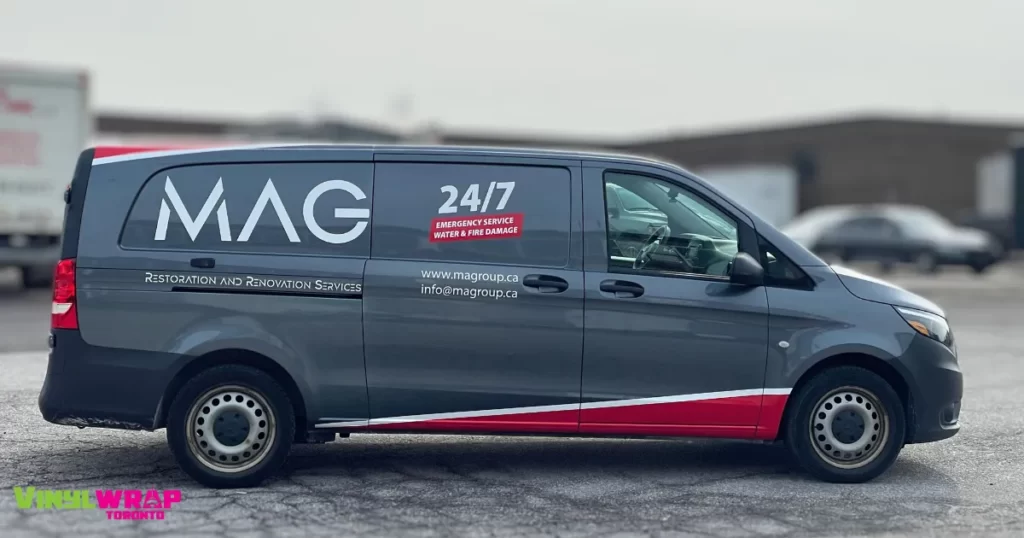 MAG Restoration & Renovation Services Van Decals and Lettering - After