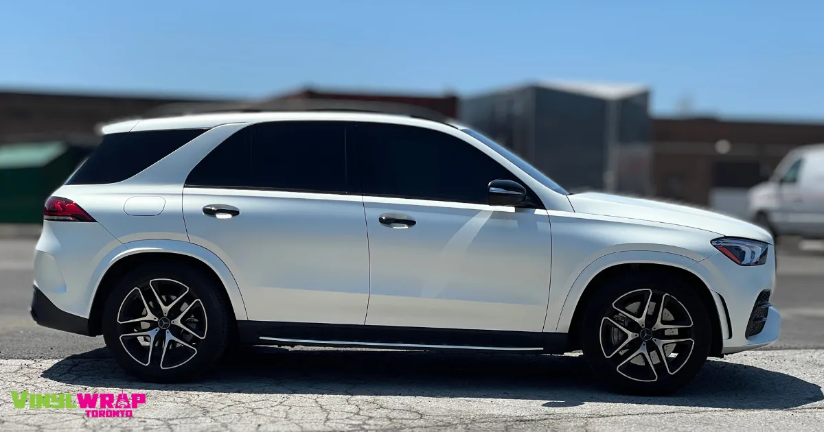 Mercedes GLE 63 Full Colour Change Wrap to Satin Pearl White - After