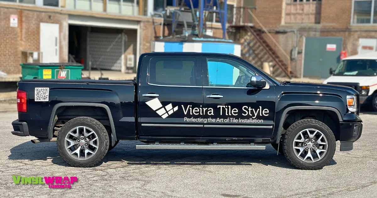 GMC Sierra Custom Truck Decals for Vieira Tile Style - After