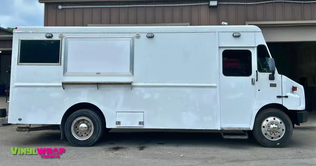 Provisions TO - Full Food Truck Wrap - Custom Design - Before