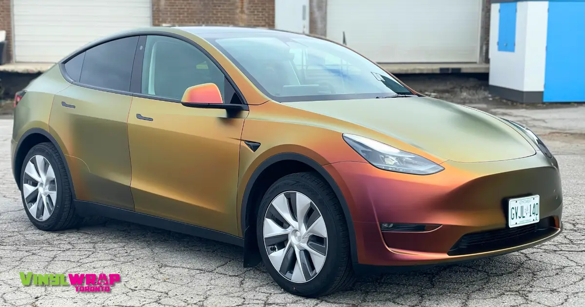 Tesla Full Wrap - After