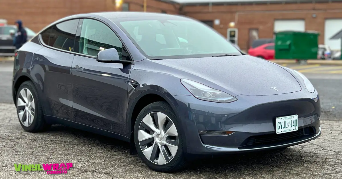 Tesla Full Wrap - Before