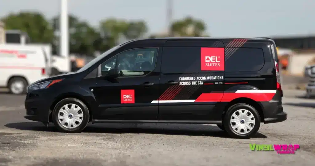 Del Suites - Ford Transit - Custom Decals - 5 - Side View