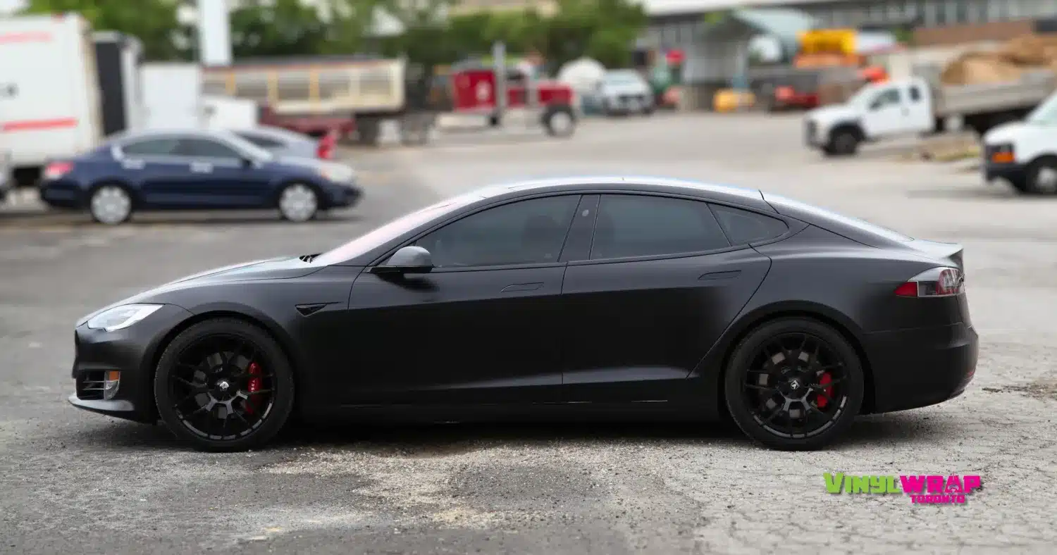 Tesla Model S - Full vinyl Wrap - Colour Change - After
