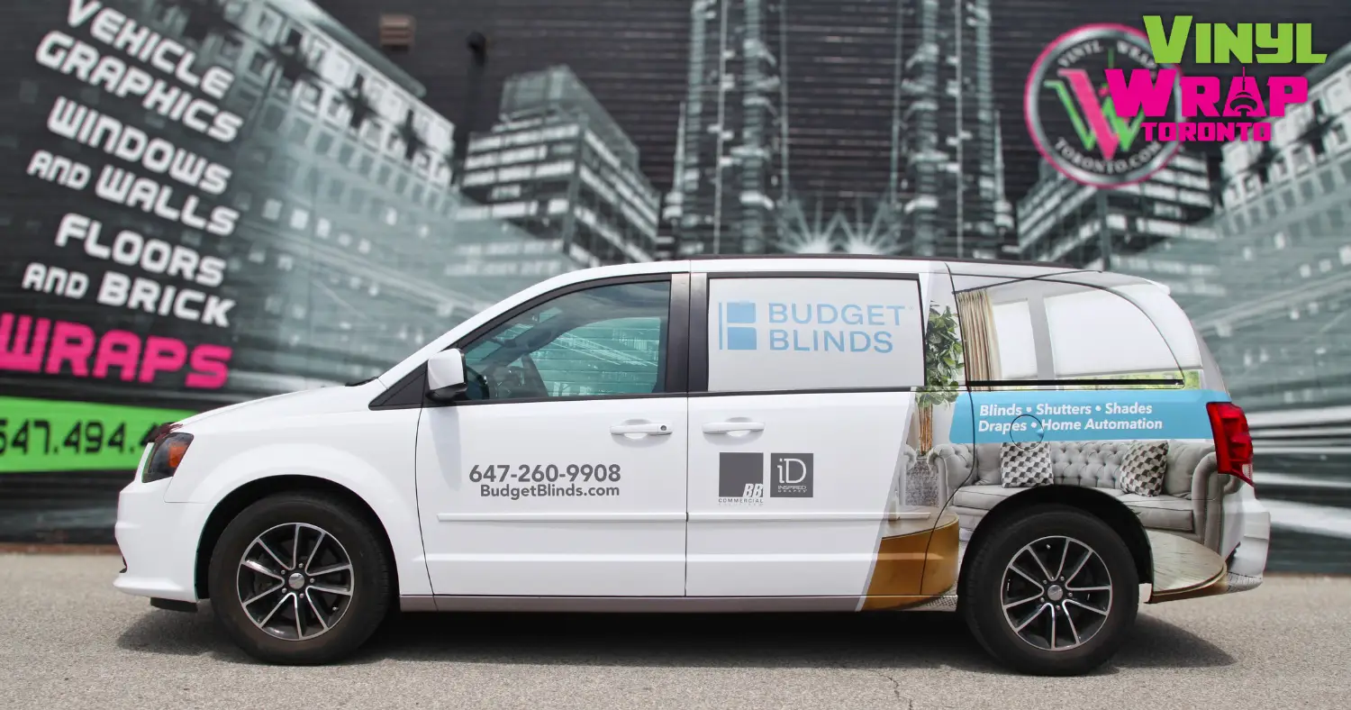 Budget-Blind - Dodge Caravan GT - Partial Wrap - After