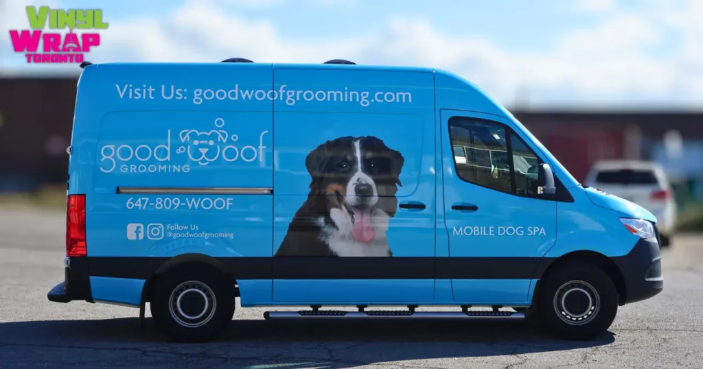 Good woof - Sprinter High Roof - Full Wrap - After - Side