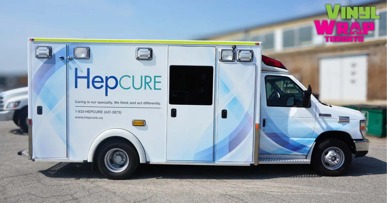 Hepcure - Ford E450 - Full Wrap - After