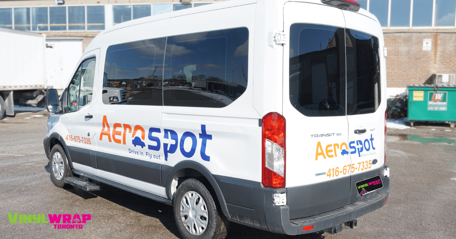 Van Lettering That Turns Toronto Traffic Into Customers - Aerospot Van Decals - VinylWrapToronto