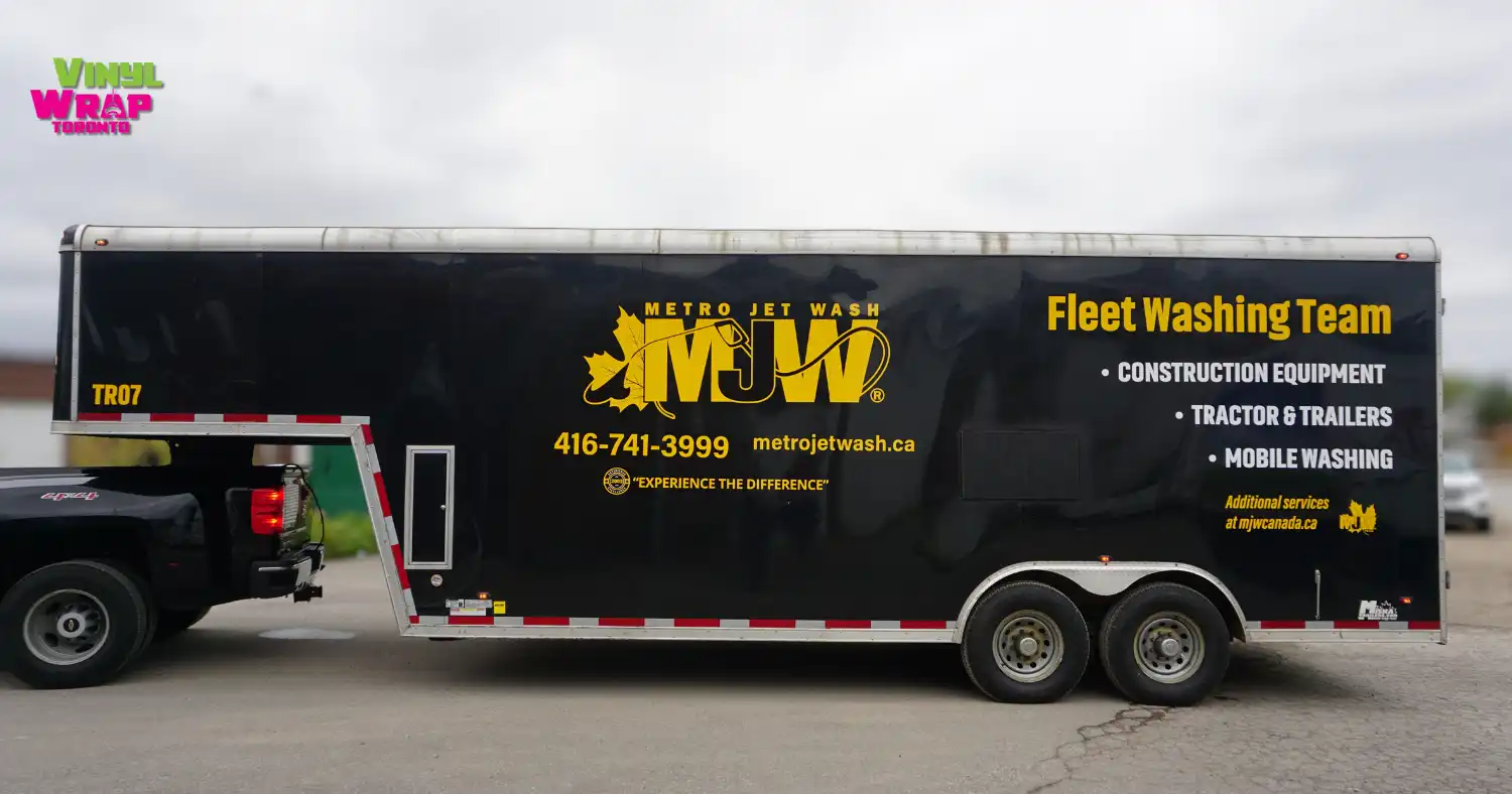 Why Fleet Wraps Deliver the Best Cost Per Impression in Toronto Advertising - Side - Trailer Decal Vinyl Wrap Toronto