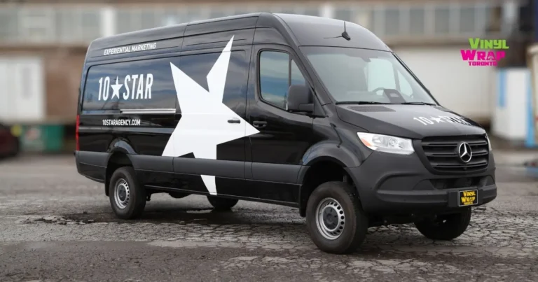 Mercedes Sprinter Van Lettering in Toronto: How 10 Star Agency Inc. Put Their Brand on the Move