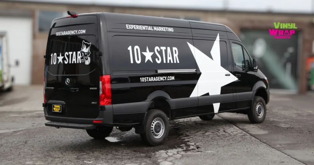 10 Star Agency Inc. Mercedes Sprinter Lettering Decals Personal Vinyl Wrap Toronto After 2