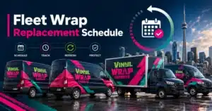 Fleet Wrap Replacement Schedule: How Often Should You Refresh Your Branding?