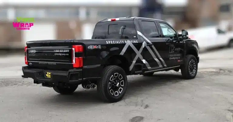 Aimed Group_Ford_F250_Partial Wrap_Commercial_Vinyl Wrap Toronto_After Image_Side