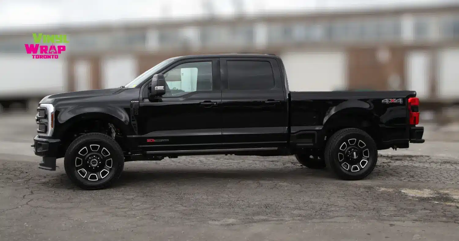 Aimed Group_Ford_F250_Partial Wrap_Commercial_Vinyl Wrap Toronto_Before Image