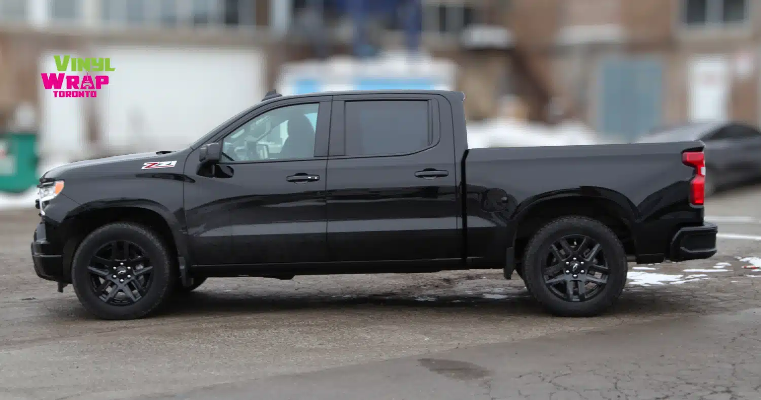 Apex Property Management_Chevrolet_Silverado_Partial Wrap_VinylWrapToronto_Before Image_Side
