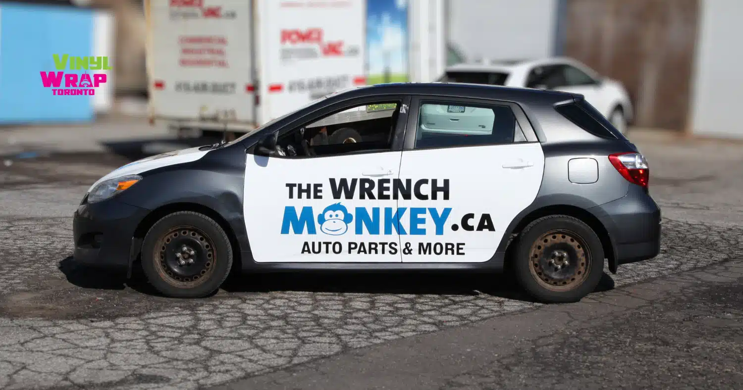 Prodigy Parts_Toyota_Matrix_Partial Wrap_Commercial_Vinyl Wrap Toronto_After Image_Side