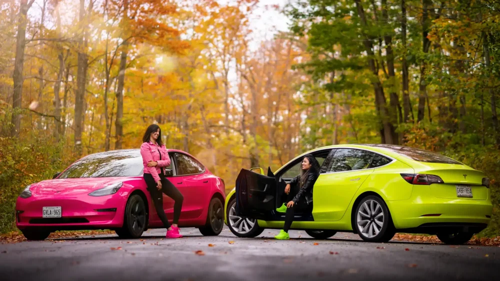 Tesla Colour Change Wrap - Photoshoot - Vinyl Wrap Toronto - 3